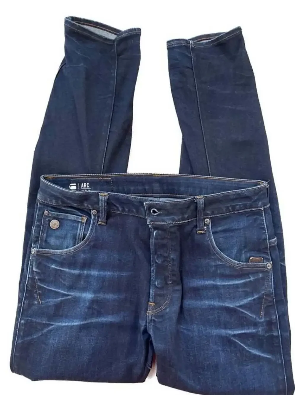 31/30 G-Star RAW Arc 3D Slim Tapered Jeans Dark Aged Indigo